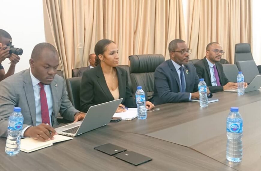 Mbaga Obiang Lima recibe en audiencia la representante de UNICEF
