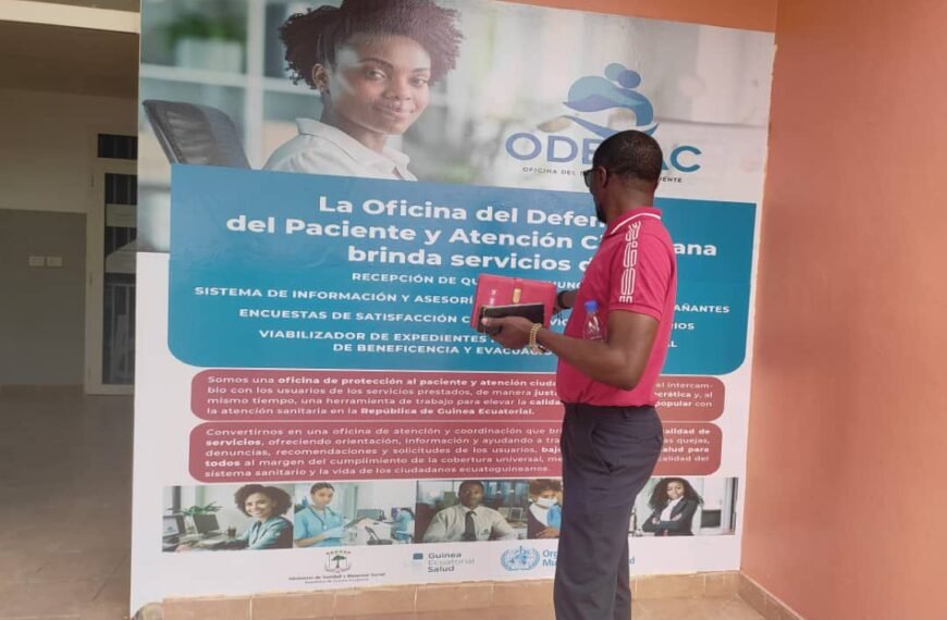 Se establece la primera Oficina de Defensor del Paciente en el Hospital Regional de Bata