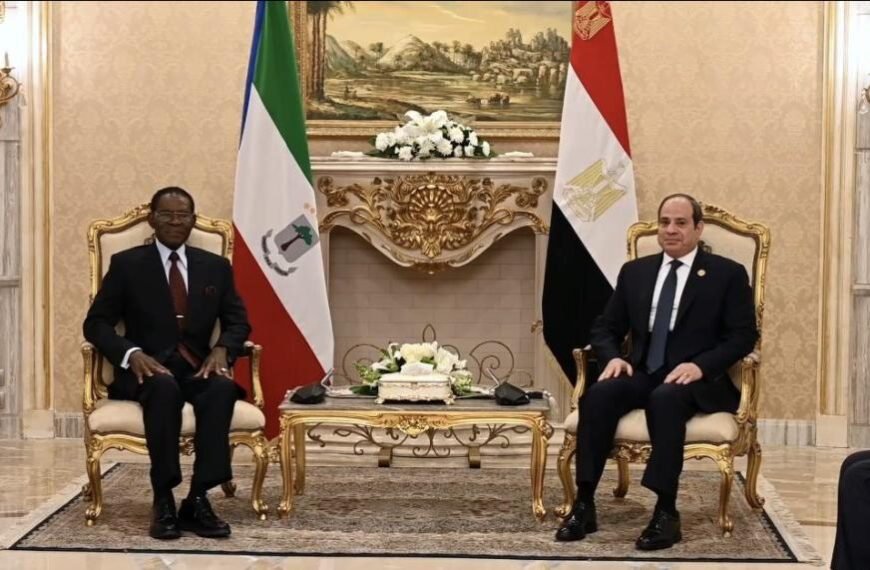 Obiang Nguema Mbasogo refuerza la cooperación Sur-Sur en su encuentro con el presidente egipcio Abdelfatah El-Sisi