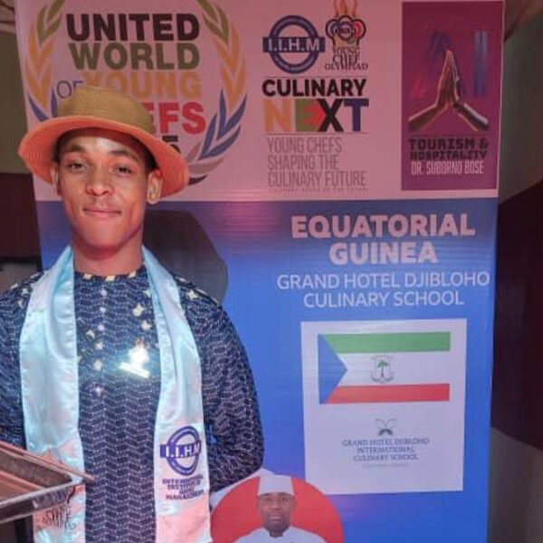 Young Chef Olympiad 2025: Aquiles Alogo eleva la gastronomía de Guinea Ecuatorial